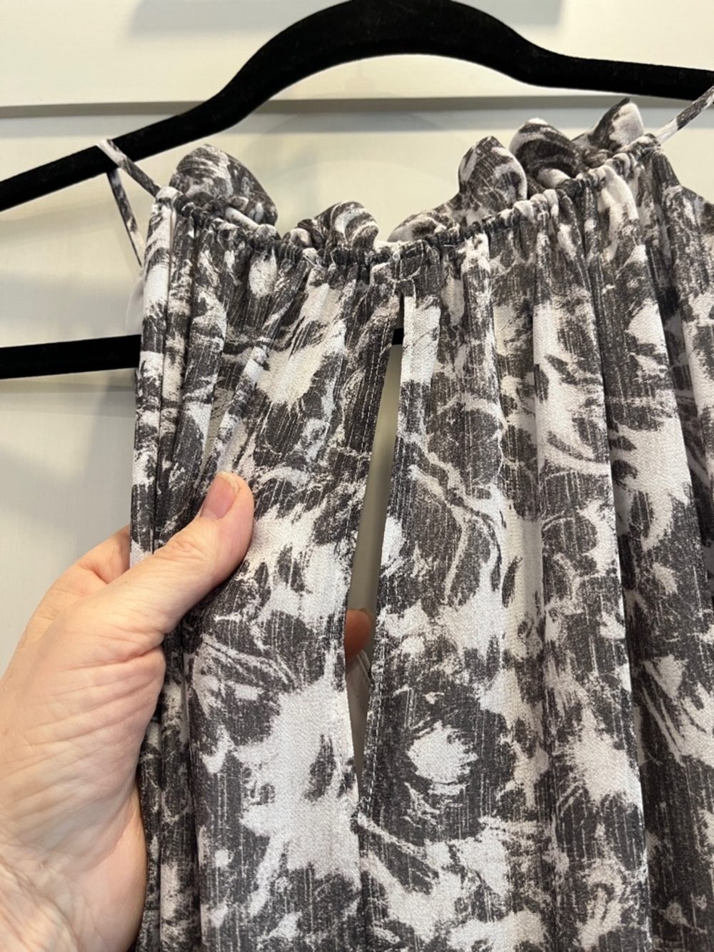 All Saints Nylah Rosa Sleeveless Floral Maxi Dress in Gray and White - Picture 12 of 16